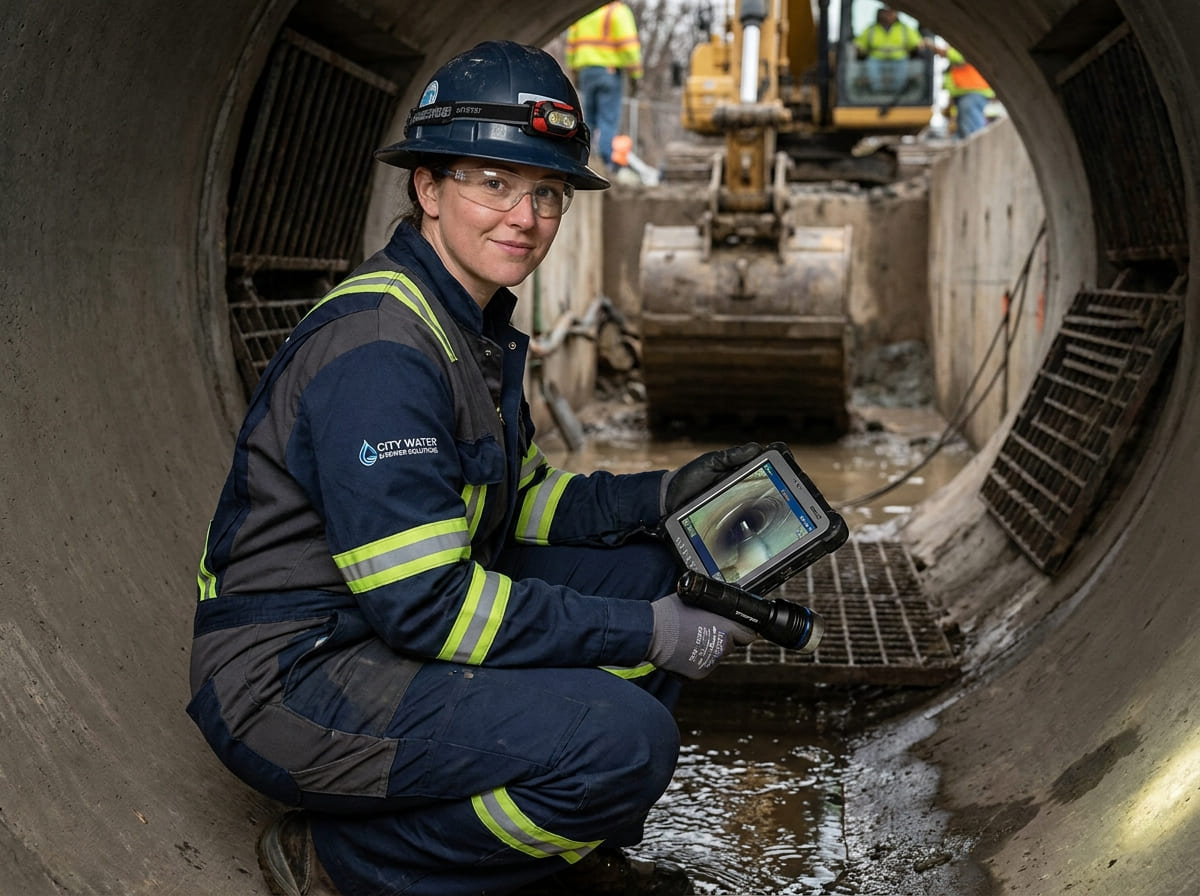Sewer Line Inspection & Replacement in Hamilton